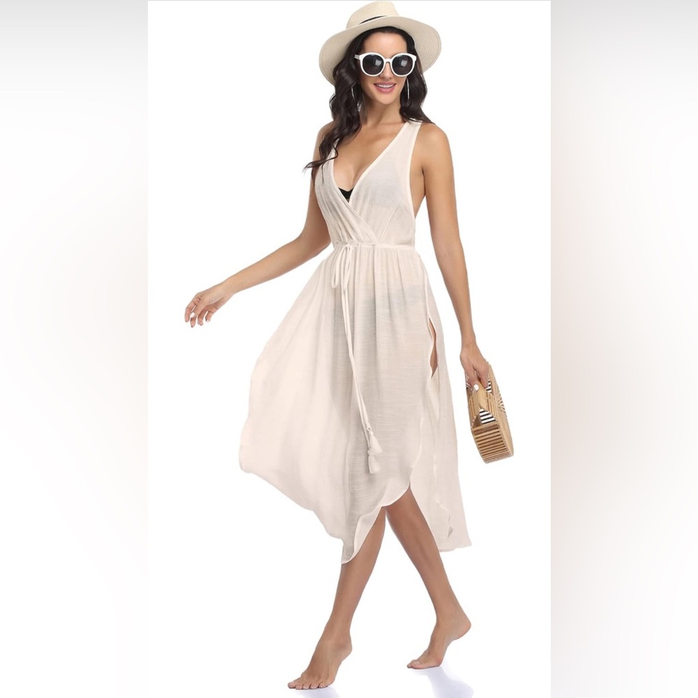 Ekouaer Sheer Swim Cover-up